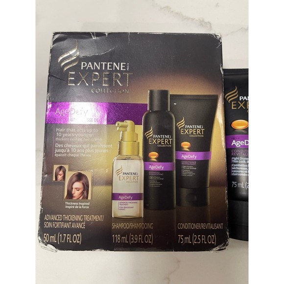 Pantene Pro-v Expert Collection Age Defy Shampoo Conditioner Starter Kit 3 PC - Picture 2 of 9
